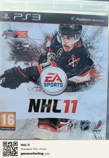 NHL 11 PlayStation 3, PAL box front