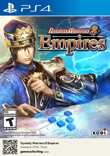Dynasty Warriors 8 Empires PlayStation 4, NTSC box front