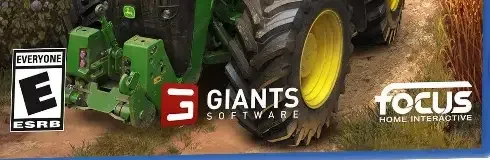 Farming Simulator 19, the ESRB box on its front