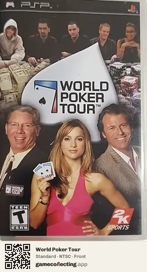 World Poker Tour PlayStation Portable, NTSC box front
