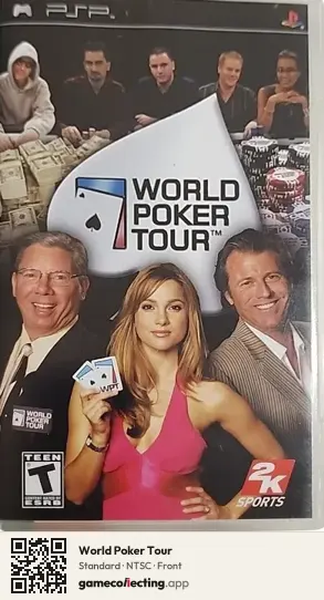 World Poker Tour PlayStation Portable, NTSC box front