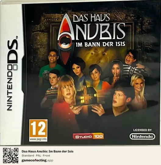 Das Haus Anubis: Im Bann der Isis Nintendo DS, PAL box front