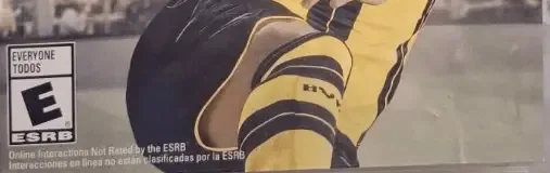 FIFA 17, the ESRB box on its front