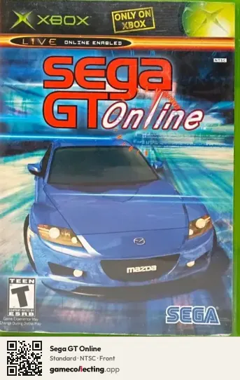 Sega GT Online Xbox, NTSC box front