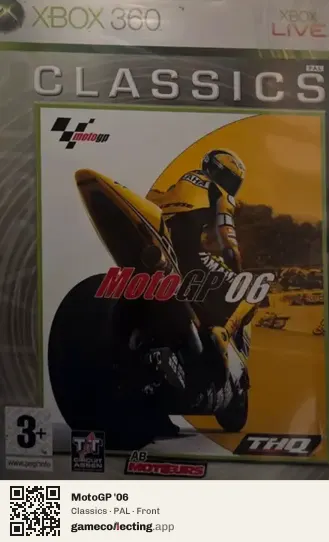 MotoGP '06 Xbox 360, PAL box front