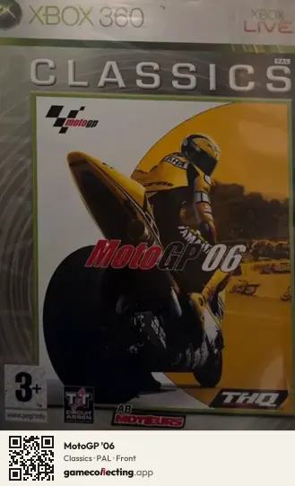 MotoGP '06 Xbox 360, PAL box front