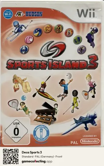Deca Sports 3 Nintendo Wii, Germany box front
