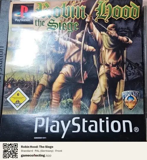 Robin Hood: The Siege PlayStation, Germany box front
