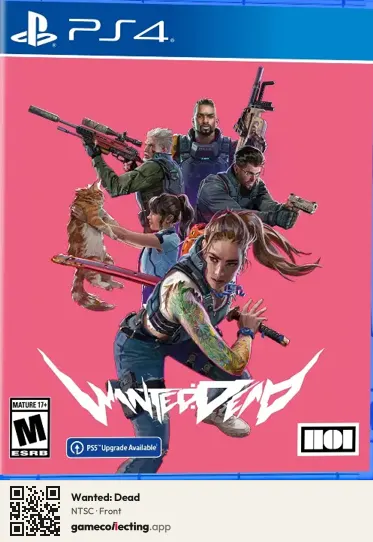 Wanted: Dead PlayStation 4, NTSC box front