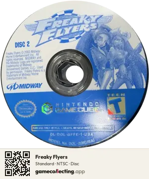 Freaky Flyers Nintendo GameCube, NTSC disc