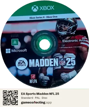 EA Sports Madden NFL 25 Xbox Series X, PAL disc