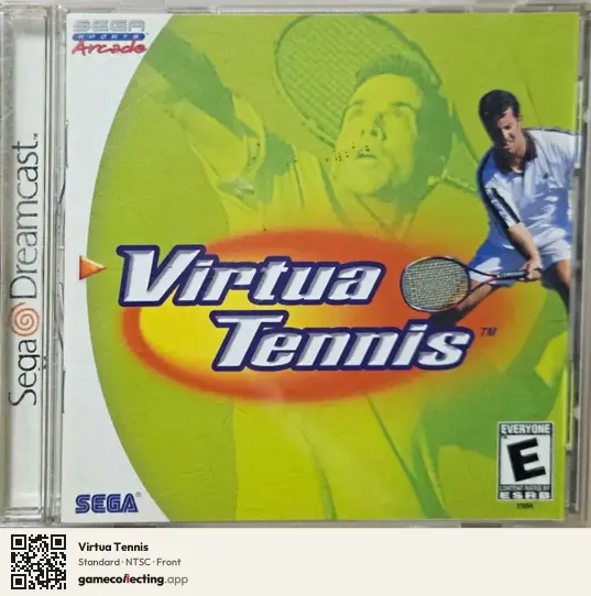 Virtua Tennis Sega Dreamcast, NTSC box front