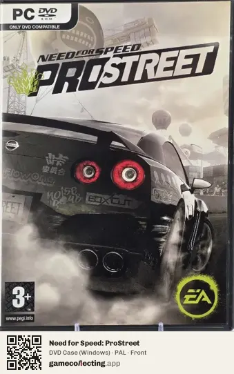 Need for Speed: ProStreet Computer, PAL box front