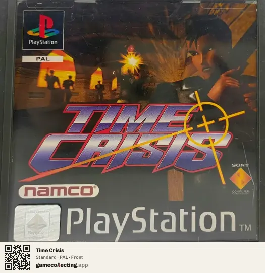 Time Crisis PlayStation, PAL box front