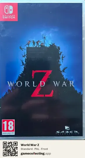 World War Z Nintendo Switch, PAL box front