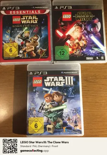 LEGO Star Wars III: The Clone Wars PlayStation 3, Germany box front