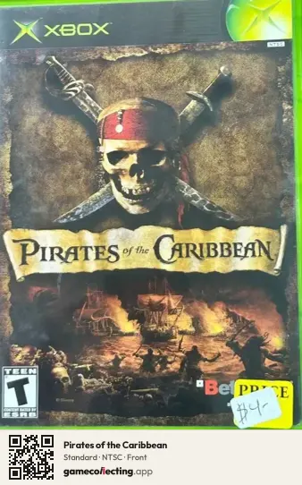Pirates of the Caribbean Xbox, NTSC box front