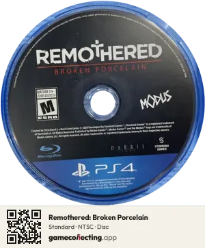 Remothered: Broken Porcelain PlayStation 4, NTSC disc