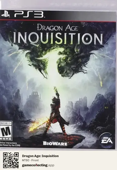 Dragon Age: Inquisition PlayStation 3, NTSC box front