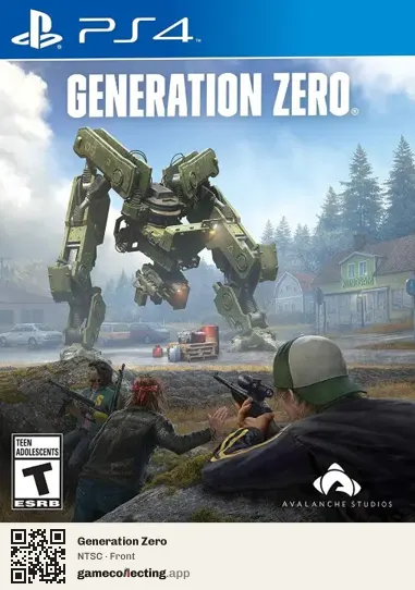 Generation Zero PlayStation 4, NTSC box front