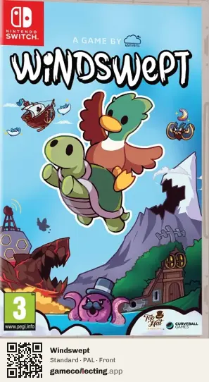 Windswept Nintendo Switch, PAL box front