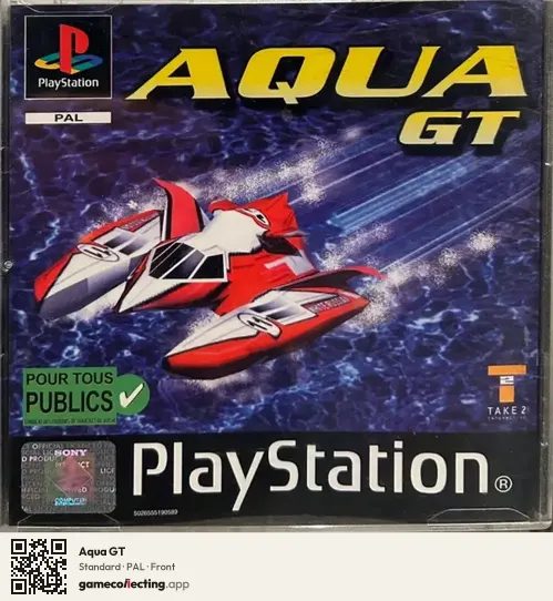 Aqua GT PlayStation, PAL box front