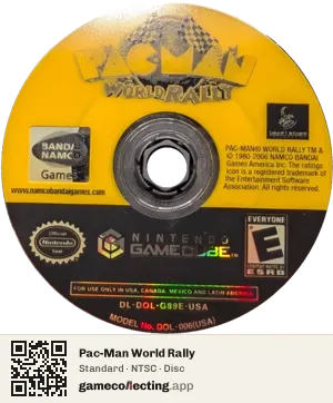 Pac-Man World Rally Nintendo GameCube, NTSC disc