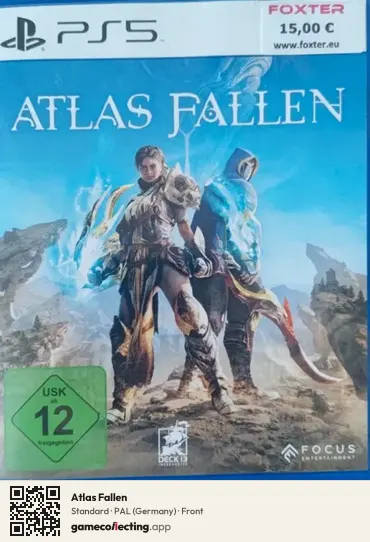 Atlas Fallen PlayStation 5, Germany box front