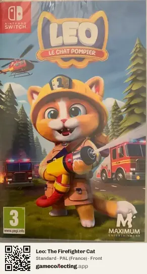 Leo: The Firefighter Cat Nintendo Switch, France box front