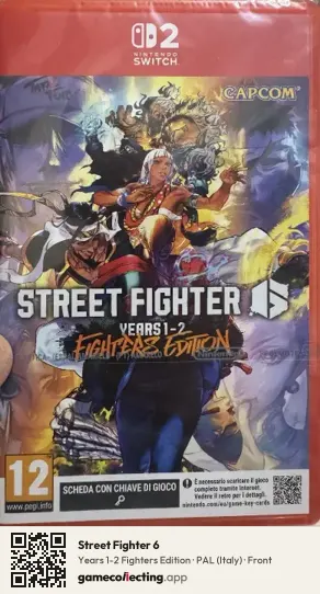 Street Fighter 6 Nintendo Switch 2, Italy box front