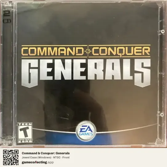 Command & Conquer: Generals Computer, NTSC box front