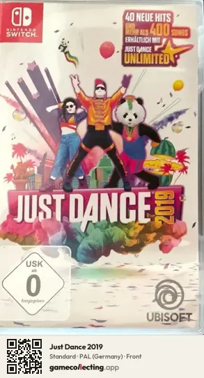 Just Dance 2019 Nintendo Switch, Germany box front