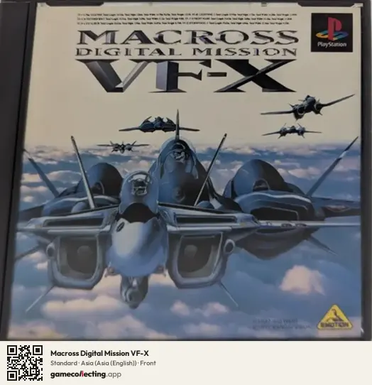 Macross Digital Mission VF-X PlayStation, Asia (English) box front