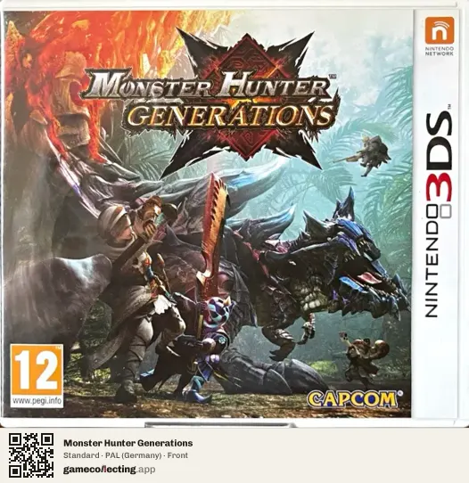 Monster Hunter Generations Nintendo 3DS, Germany box front