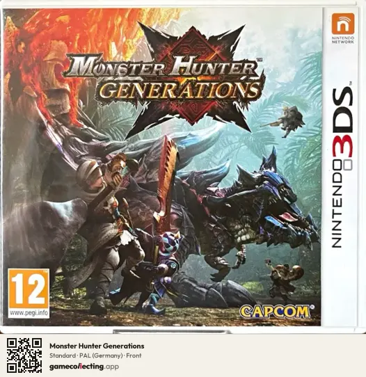 Monster Hunter Generations Nintendo 3DS, Germany box front