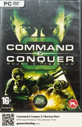 Command & Conquer 3: Tiberium Wars Computer, Poland box front