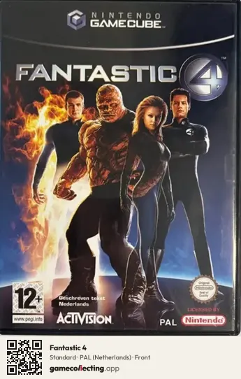 Fantastic 4 Nintendo GameCube, Netherlands box front