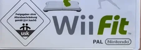 Wii Fit, the USK square on its front