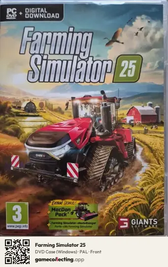 Farming Simulator 25 Computer, PAL box front
