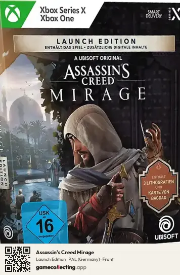 Assassin's Creed Mirage Xbox Series X, Germany box front