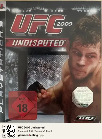 UFC 2009 Undisputed PlayStation 3, Germany box front