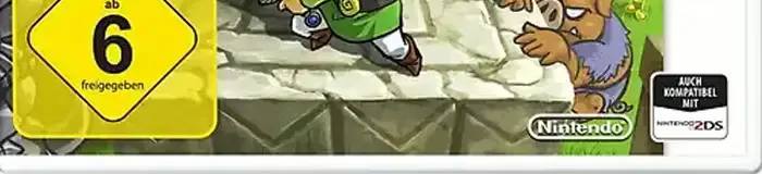 The Legend of Zelda: Tri Force Heroes, the USK square on its front