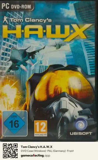Tom Clancy's H.A.W.X Computer, Germany box front