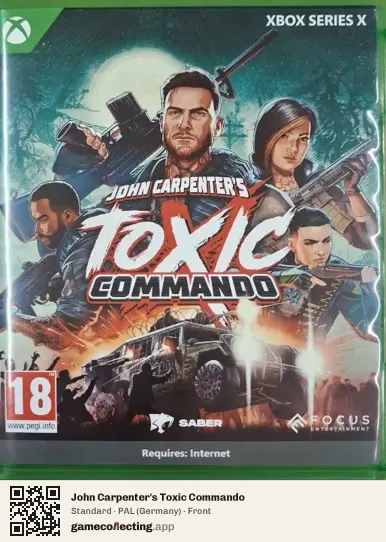 John Carpenter's Toxic Commando Xbox Series X, Germany box front