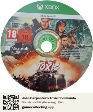 John Carpenter's Toxic Commando Xbox Series X, PAL disc