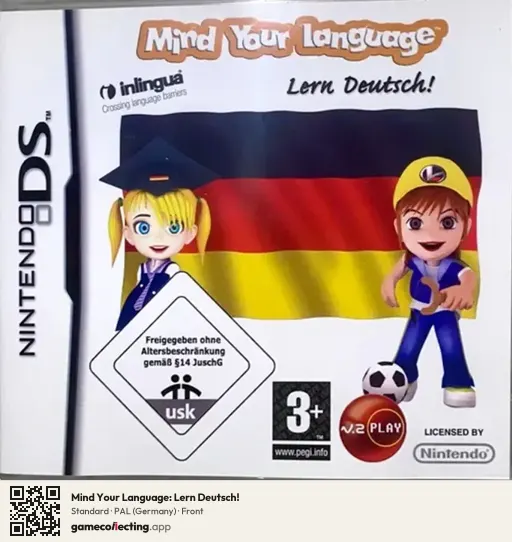 Mind Your Language: Lern Deutsch! Nintendo DS, Germany box front