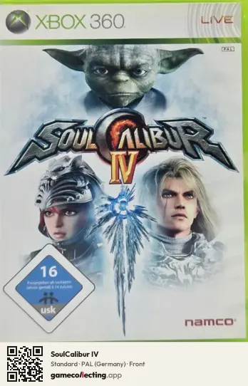 SoulCalibur IV Xbox 360, Germany box front