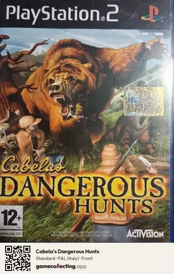 Cabela's Dangerous Hunts PlayStation 2, Italy box front
