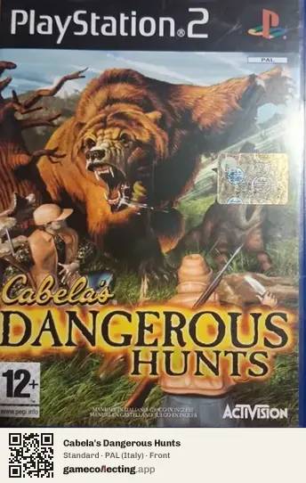 Cabela's Dangerous Hunts PlayStation 2, Italy box front