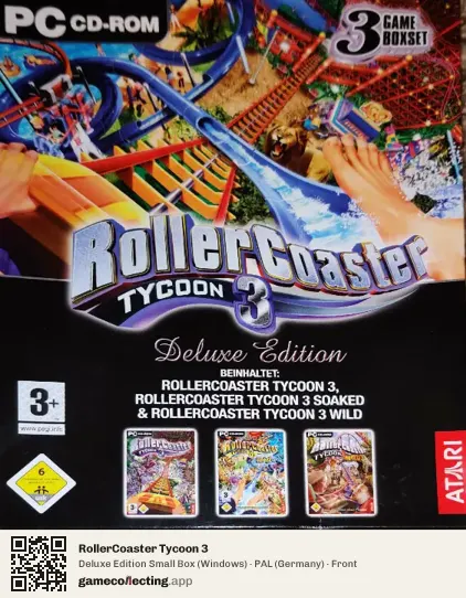 RollerCoaster Tycoon 3 Computer, Germany box front